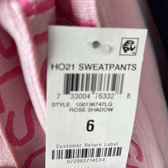 Ideology velour girls sweatpants in rose shadow - Picture 7 of 9